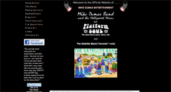 Desktop Screenshot of mikedumasband.com